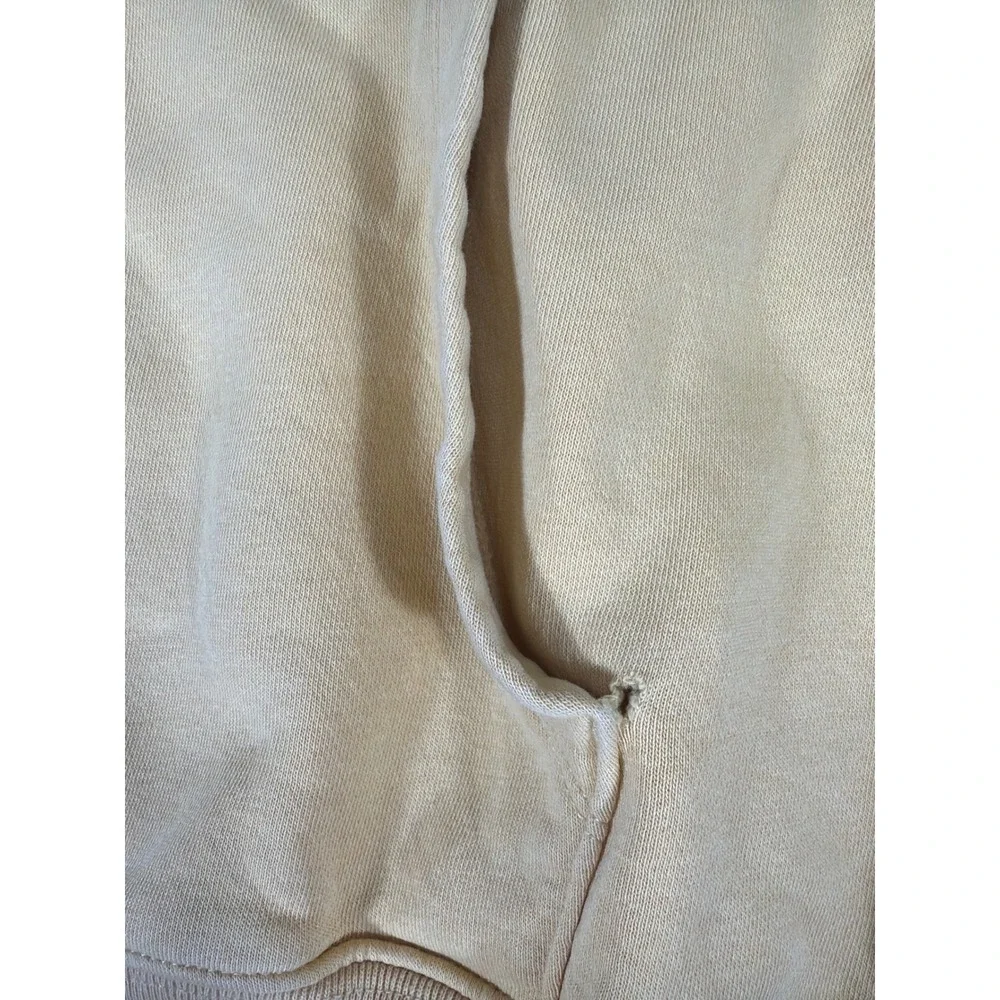 Gap Arch Logo Pullover Hoodie men or workmen's Yellow Applique Sweatshirt Small